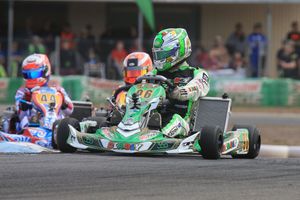 David Sera (pictured) and Pierce Lehane will headline the field at this weekend's Carnival of Karts (Pic: Coopers Photography)